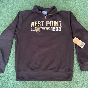 West Point USMA Quarter Zip Pullover Sweater Size Large